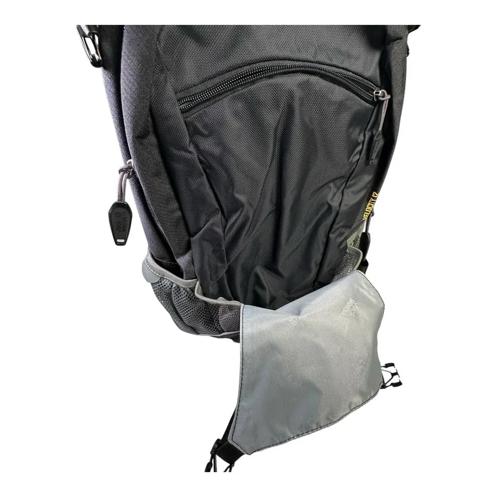 Jack Wolfskin Velocity 12 Litre Backpack Rucksack Black Air Control System Bike